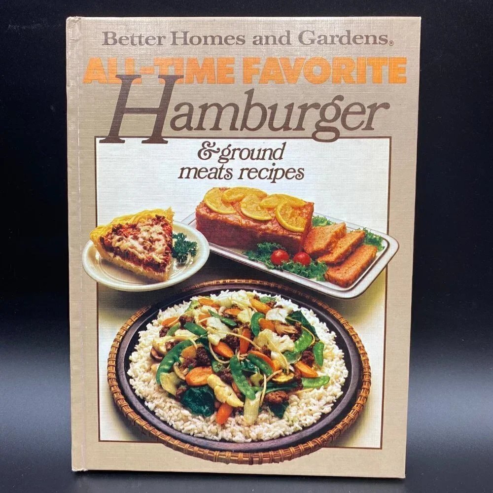 Vintage Better Homes & Gardens Hamburger & Ground Meats Cookbook